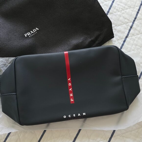 New GWP Prada Ocean Luna Rossa Pouch with dust bag - Picture 1 of 3